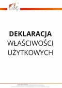 Deklaracja właściwości użytkowych Decco 82 AD okna i balkony 1 sk 05.07.2021r.